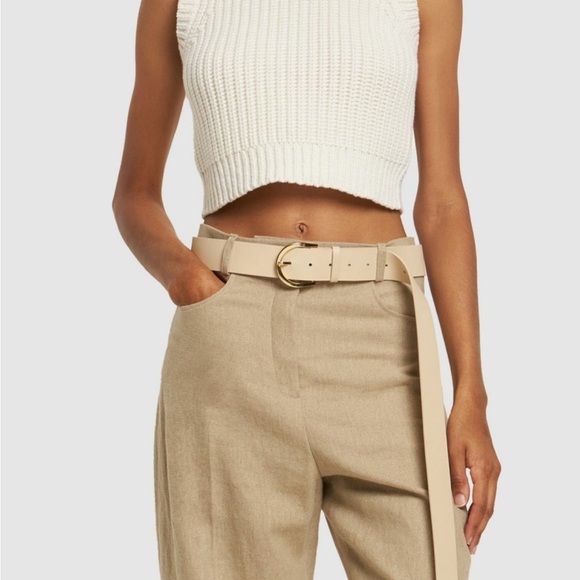 Anine Bing Belt in cream NWT - Picture 1 of 12